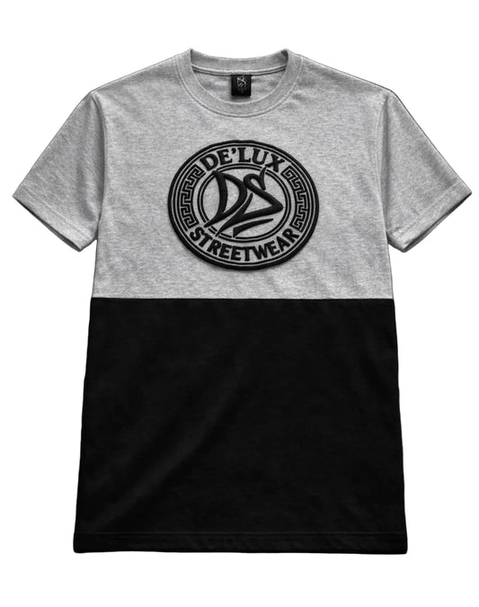 DE’LUX Streetwear Grey/Black T-Shirt