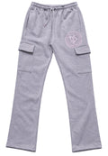 De’LuX Streetwear Grey/Pink Joggers(Big&Tall)