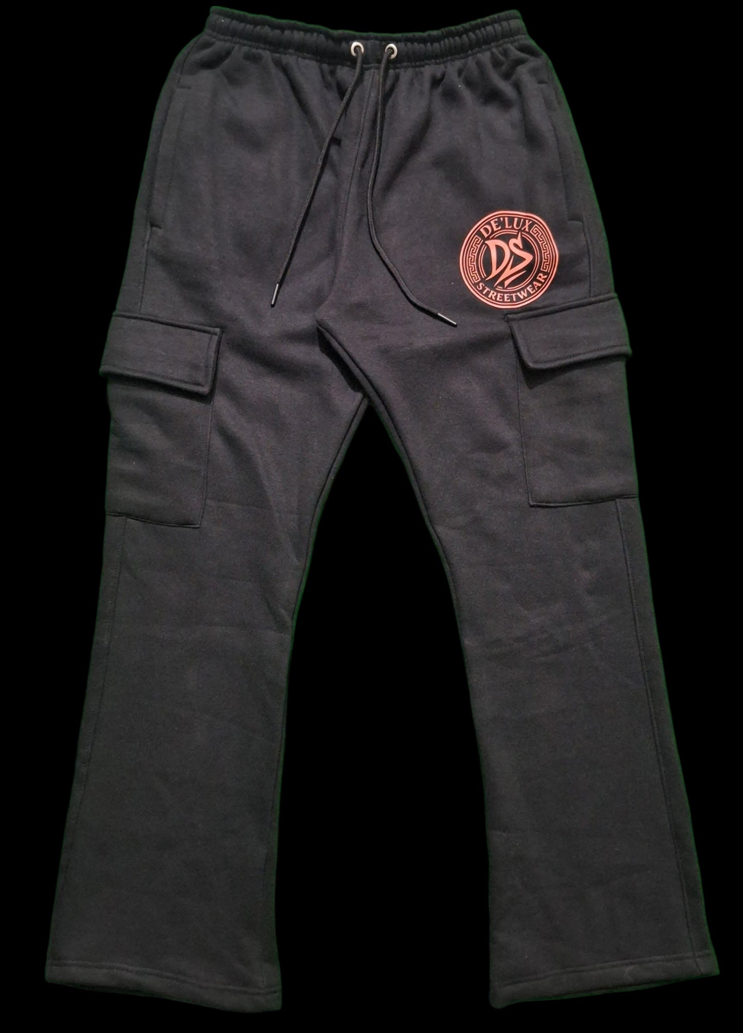 De’LuX Streetwear Georgia Peach/Black Joggers