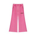 DeLuX Women’s Mineral Wash Flared Leg Sweatpants