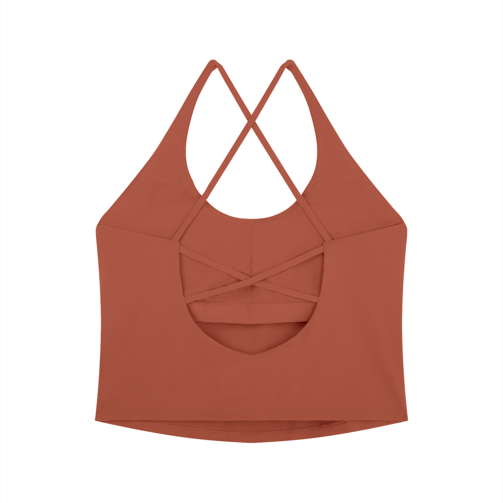 DeLuX Women's Tight Halter Yoga Tank Top