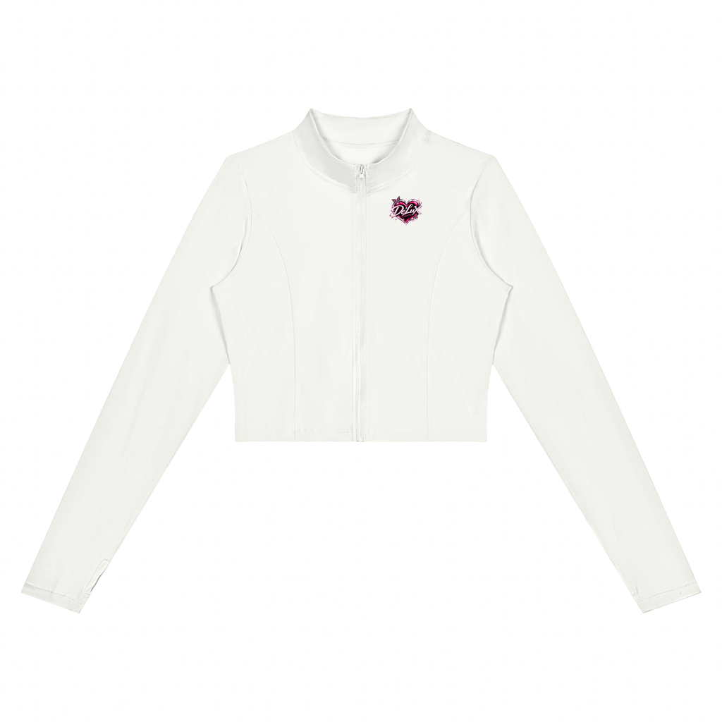 DeLuX Women’s Crop Yoga Sports Jacket