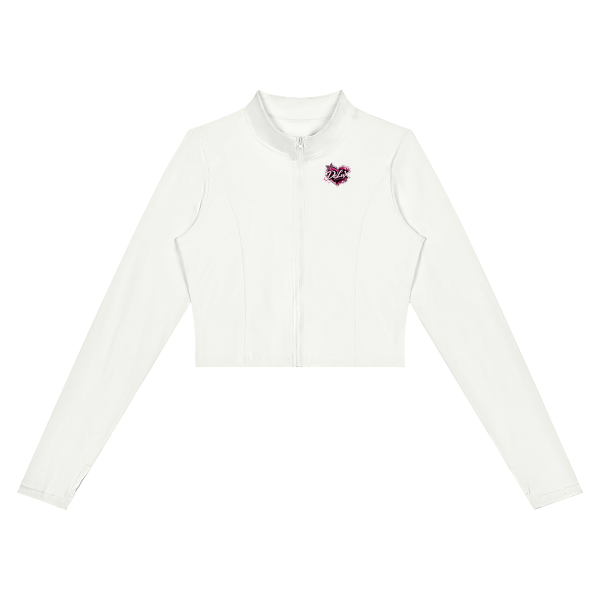 DeLuX Women’s Crop Yoga Sports Jacket