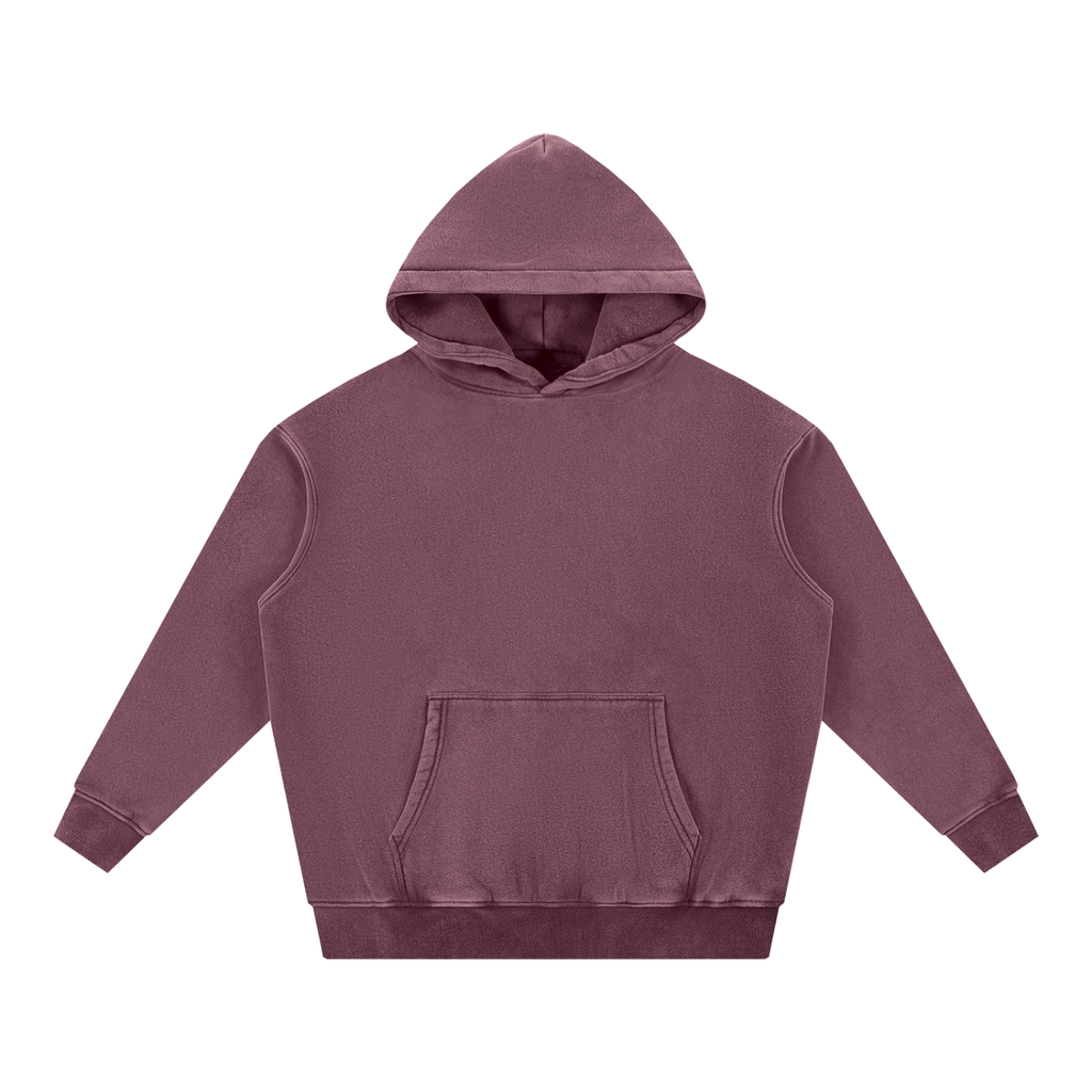 DeLuX Snow Wash Fleece Oversize Hoodie