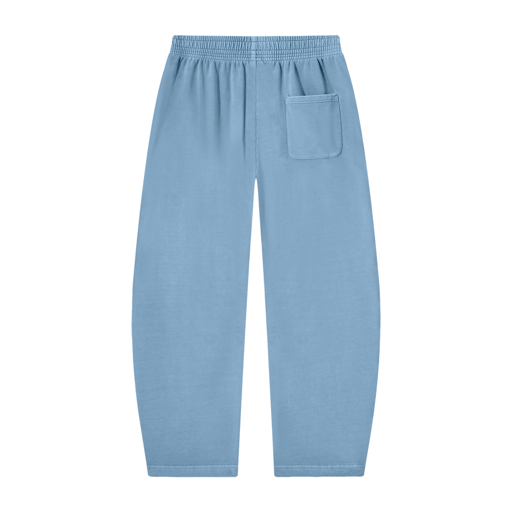 DeLuX Vintage Washed Barrel Leg Sweatpants