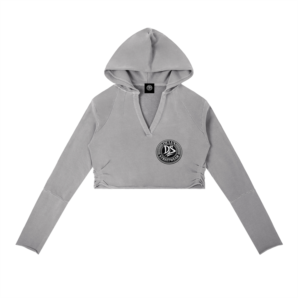Vintage Washed Raw Edge Hoodie