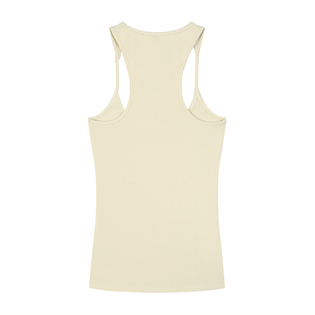 DeLuX Slim Fit Ribbed Racerback Tank Top