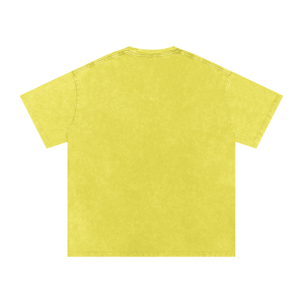 DeLuX Solitary Snow Washed Oversized Cotton T-Shirt