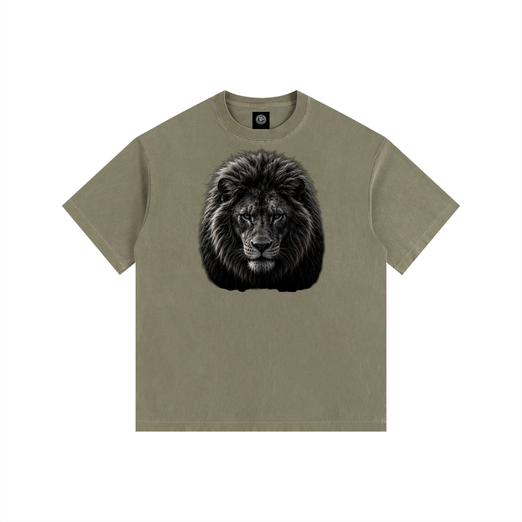 KING II Vintage Washed Oversized Cotton T-Shirt