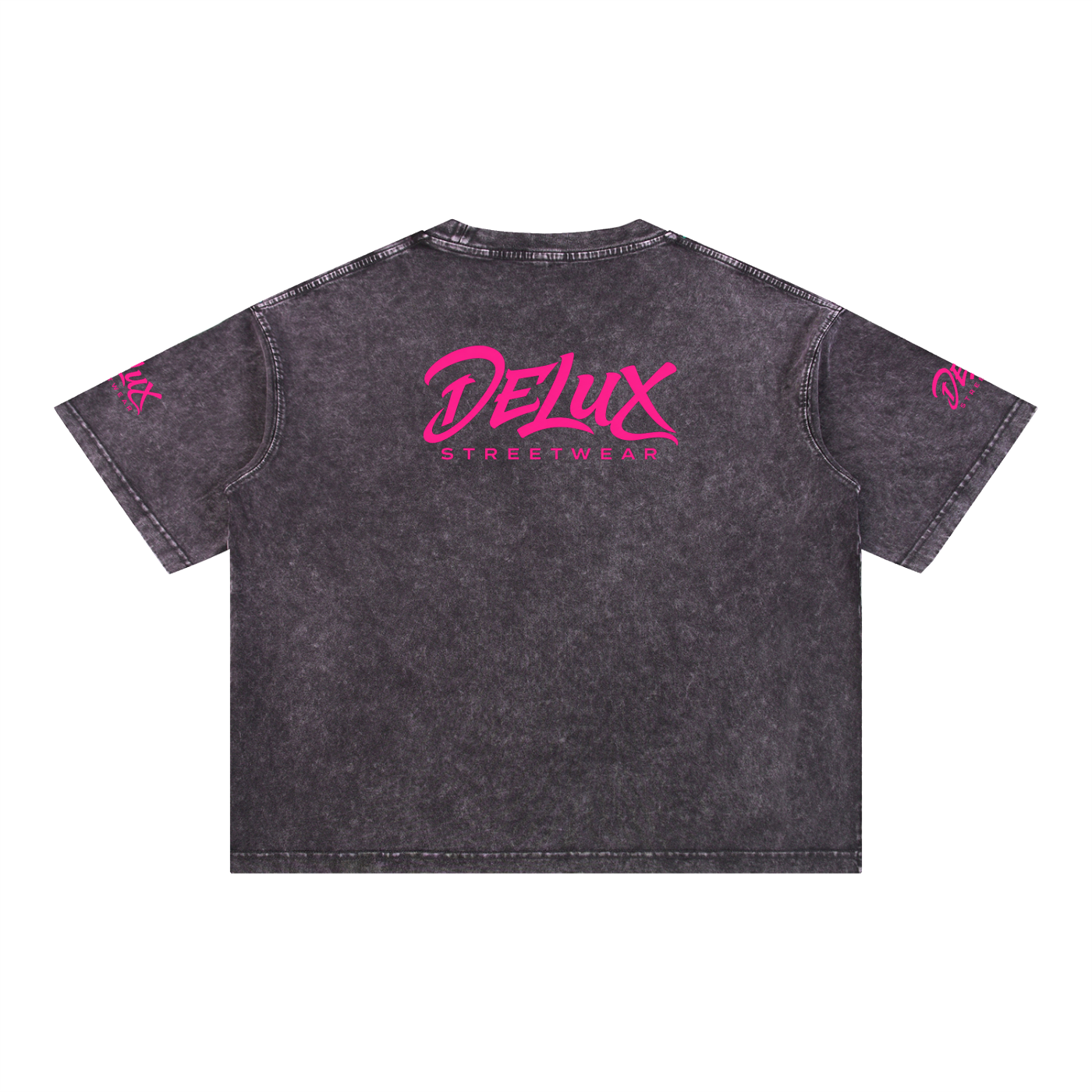 DeLuX Mineral Wash Boxy Cotton T-Shirt