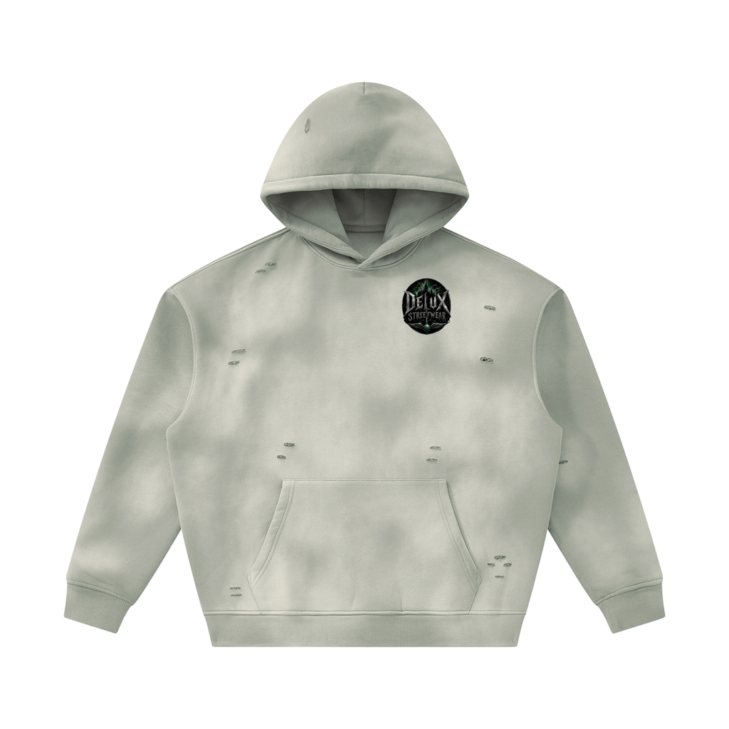 Midnight Sunfade Frayed Fleece Hoodie