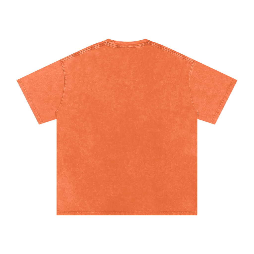 DeLuX Solitary Snow Washed Oversized Cotton T-Shirt
