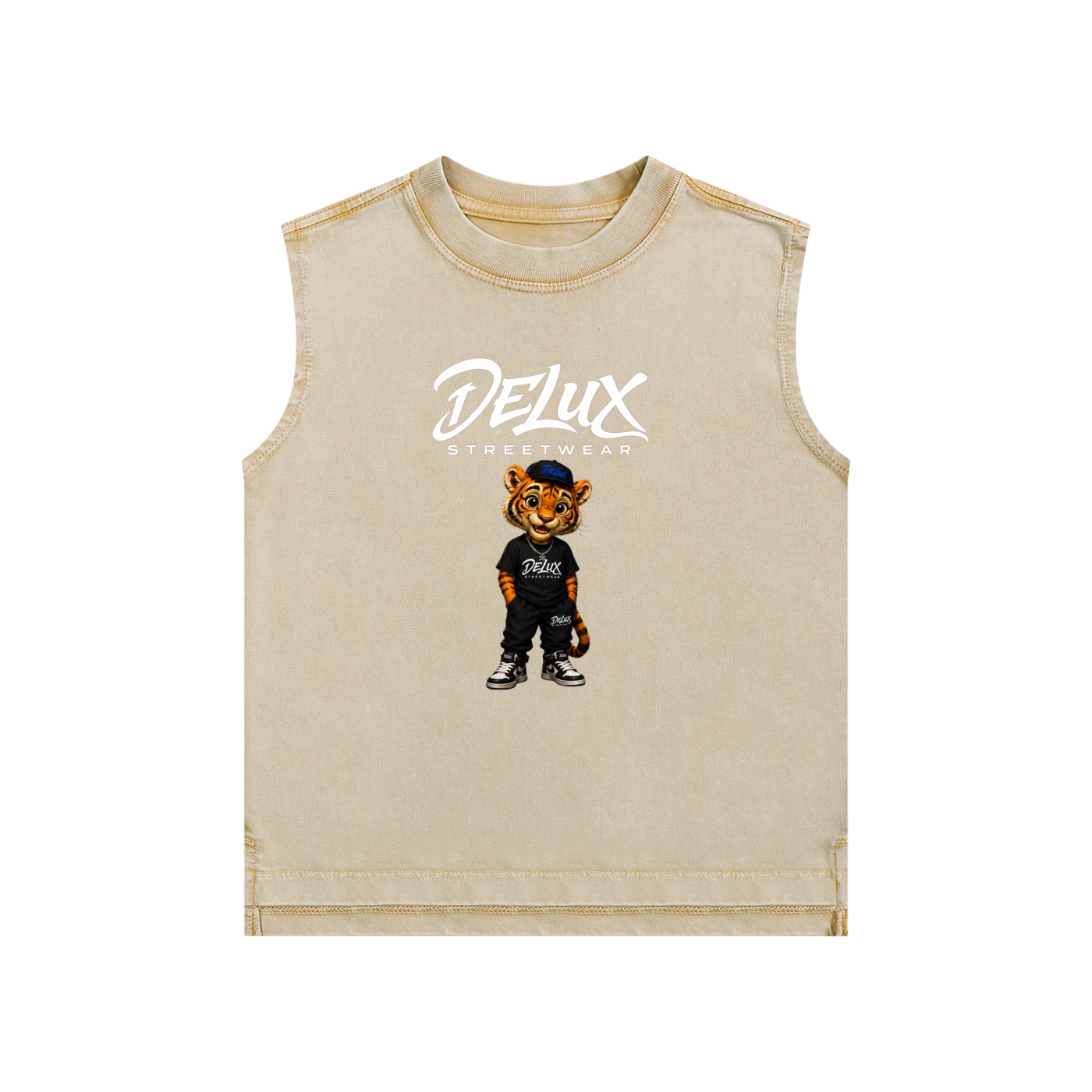 DeLuX Cartoon Snow Washed Kids' Tank Top