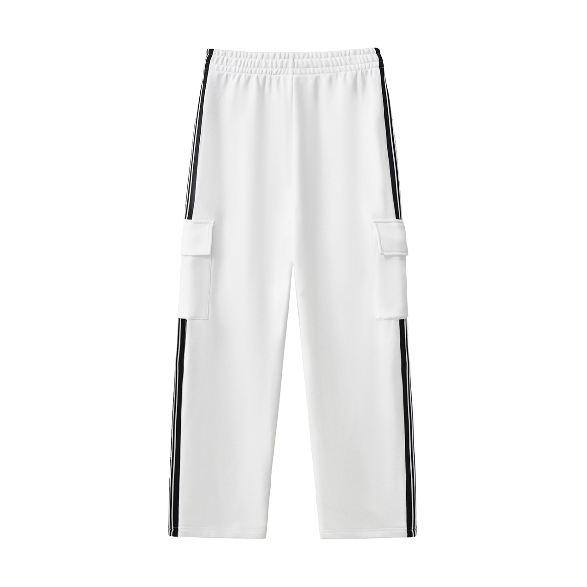 DeLuX Side Stripe Straight-Leg Pants