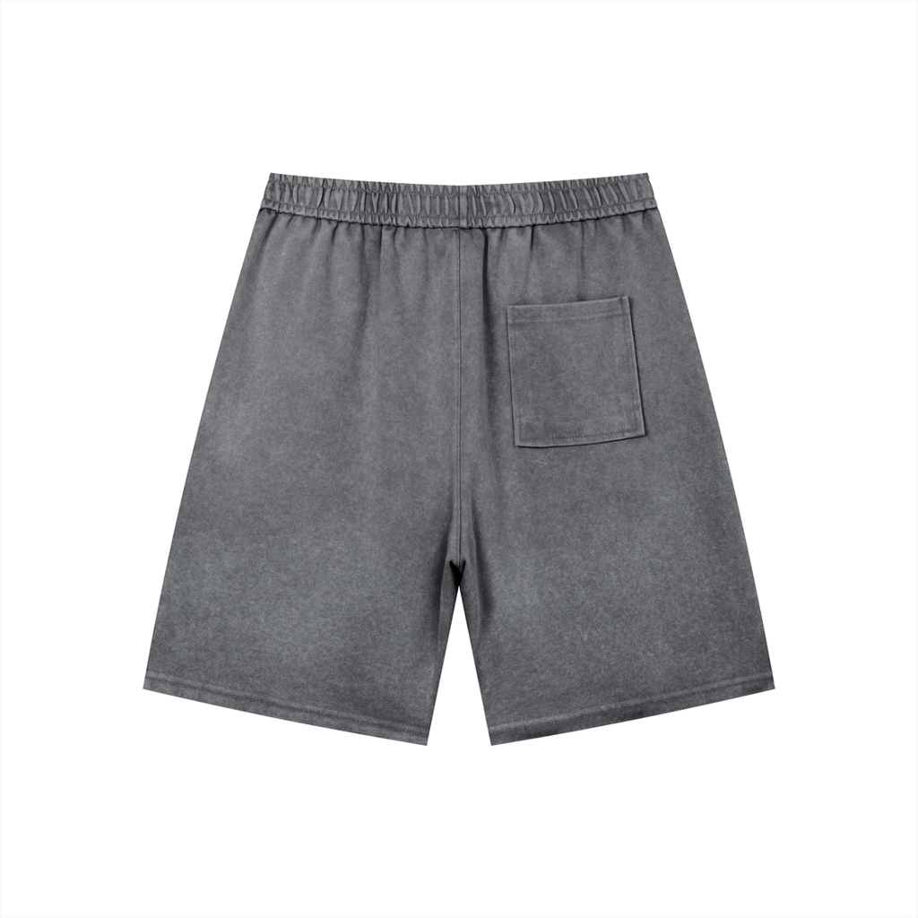 DeLuX Men’s Vintage Wash Drawstring Shorts
