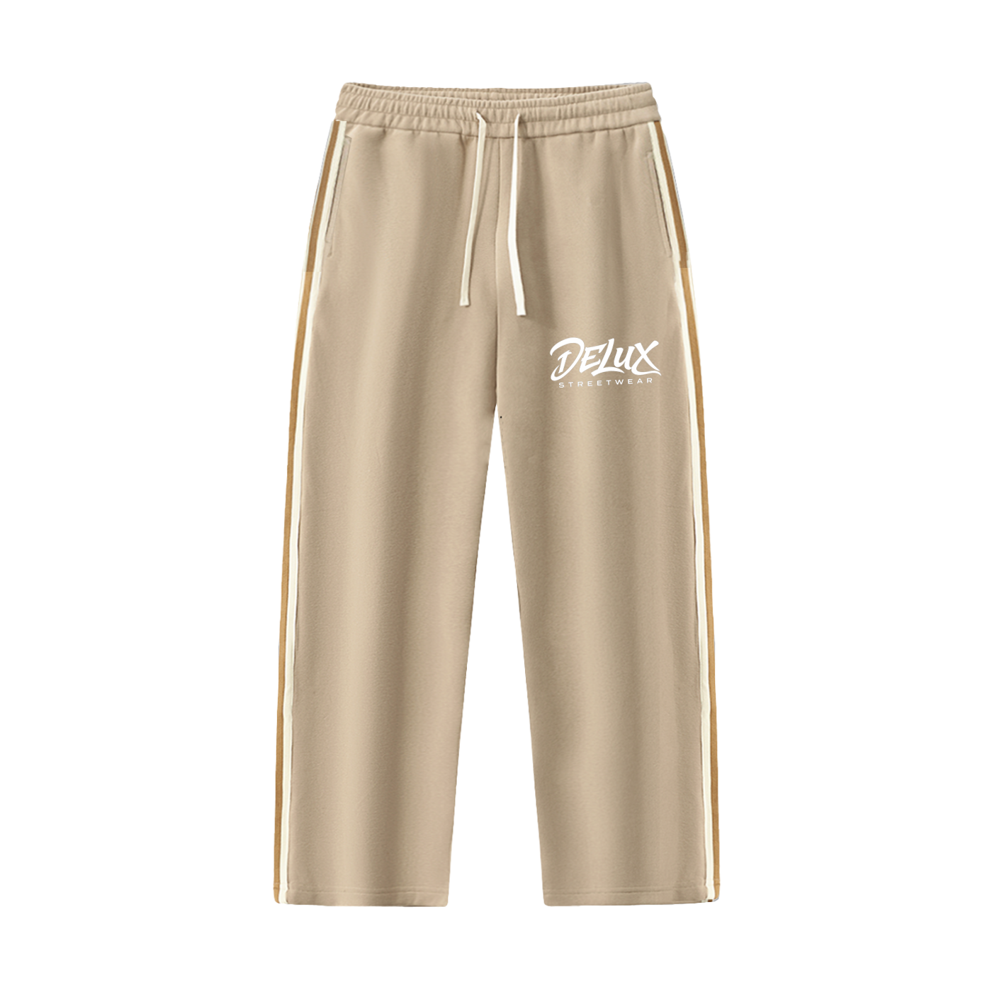 DeLuX Side-Stripe Straight-Leg  Pants