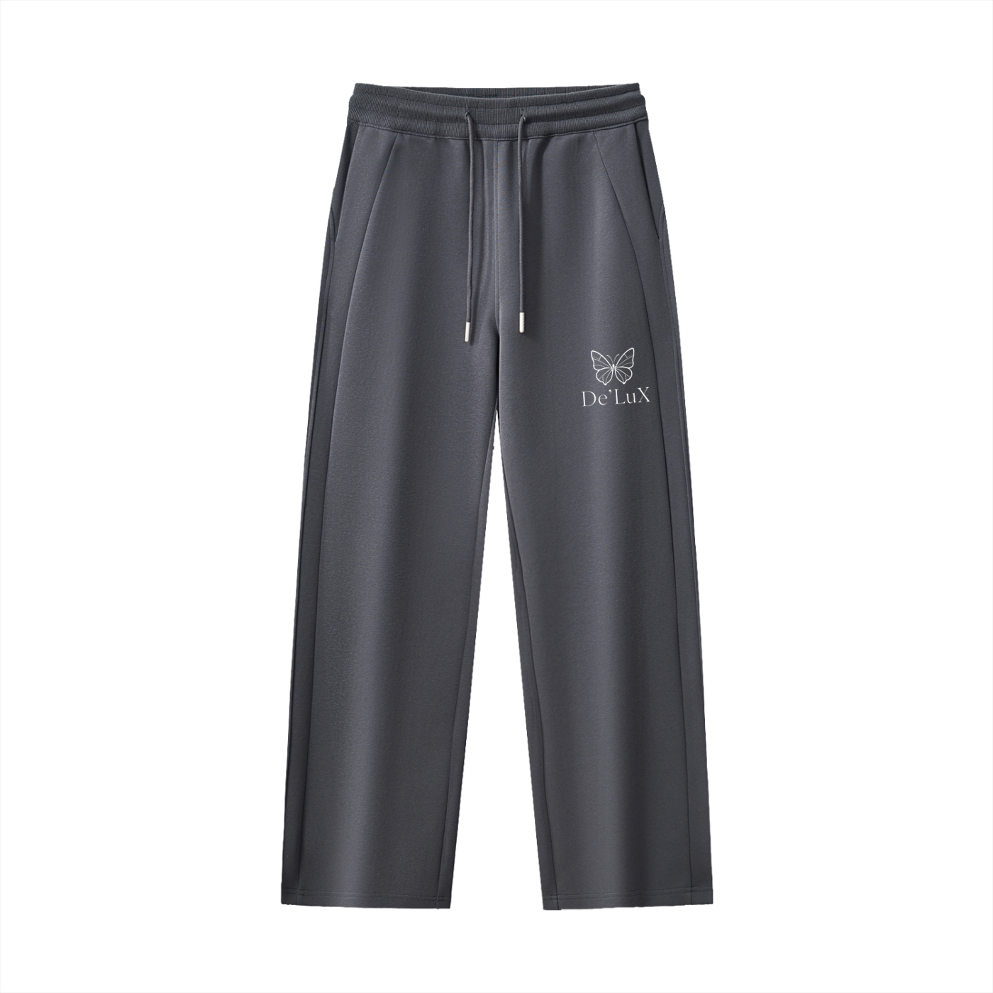 DeLuX Essential Drawstring Straight-Leg Sweatpants