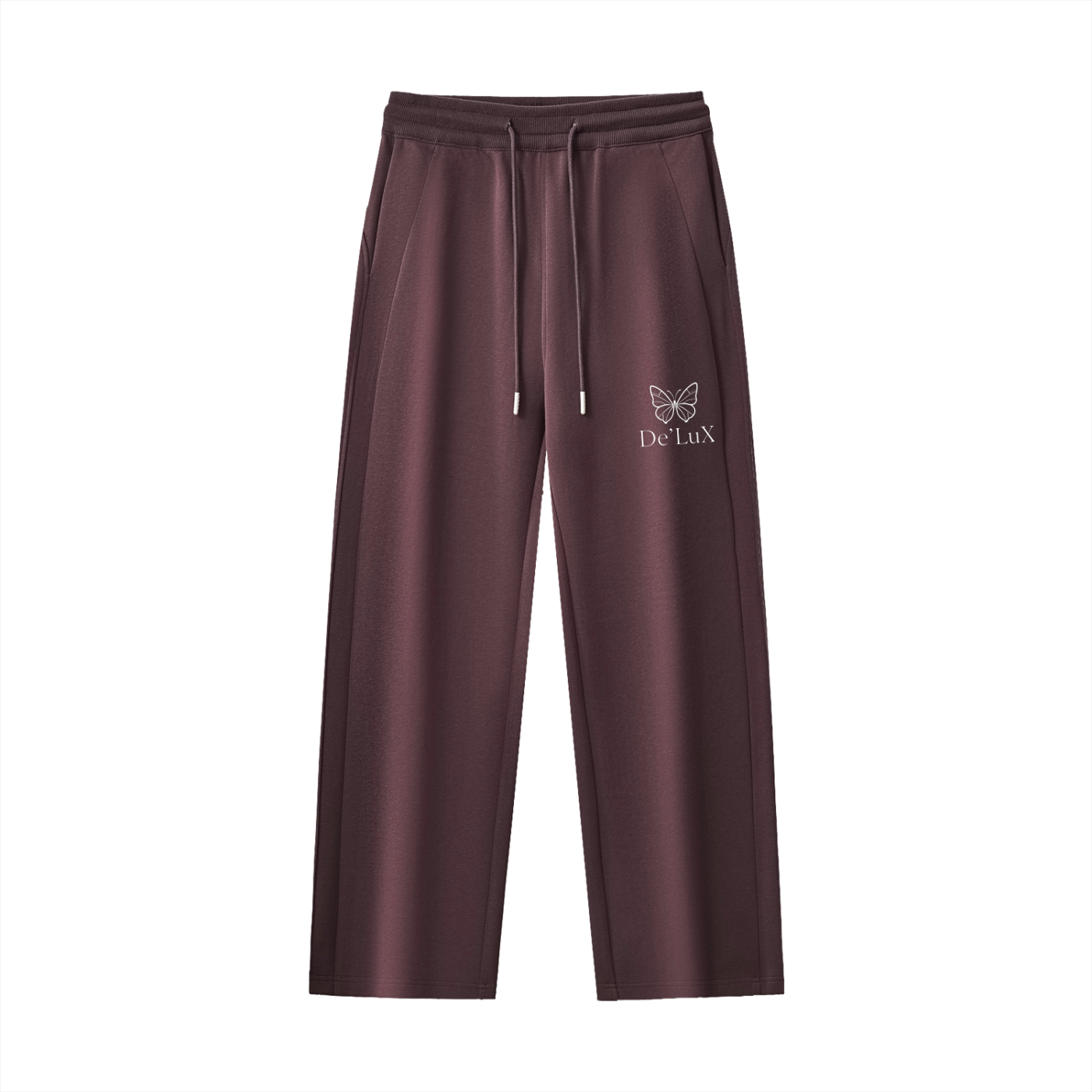 DeLuX Essential Drawstring Straight-Leg Sweatpants