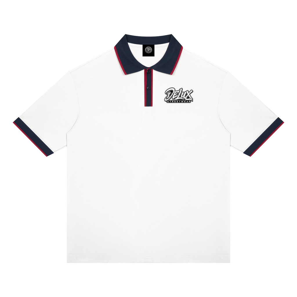 DeLuX  Color Block Polo Shirt