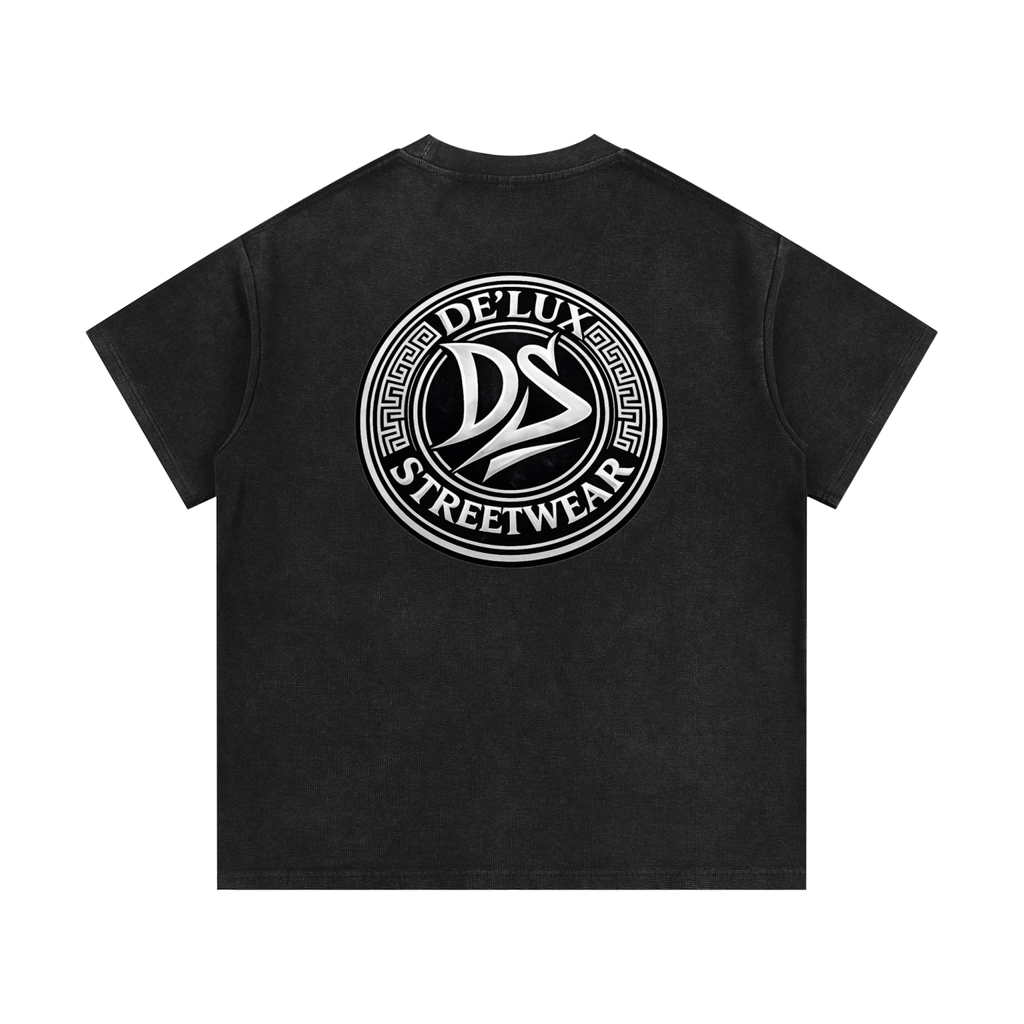 Mineral Wash Waffle Knit T-Shirt