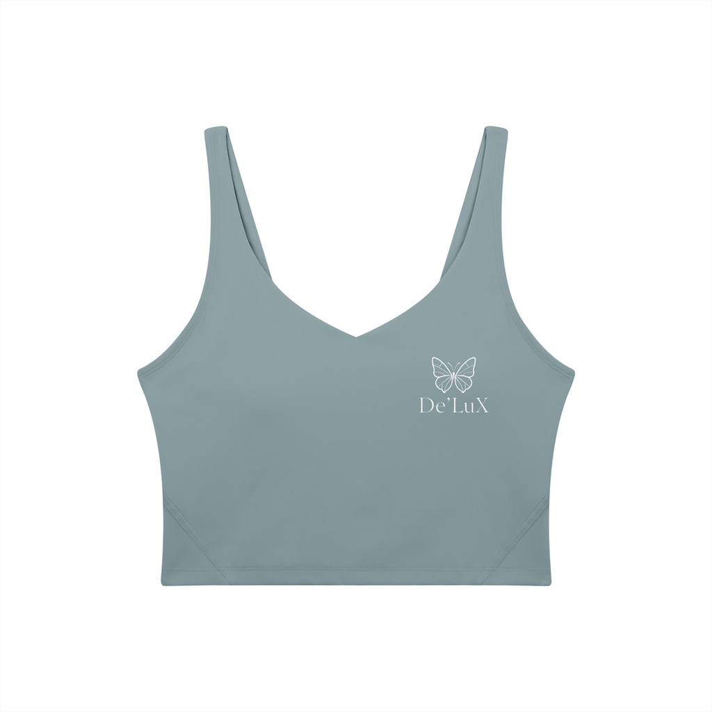 Women's V-Neck Yoga Sports Bra