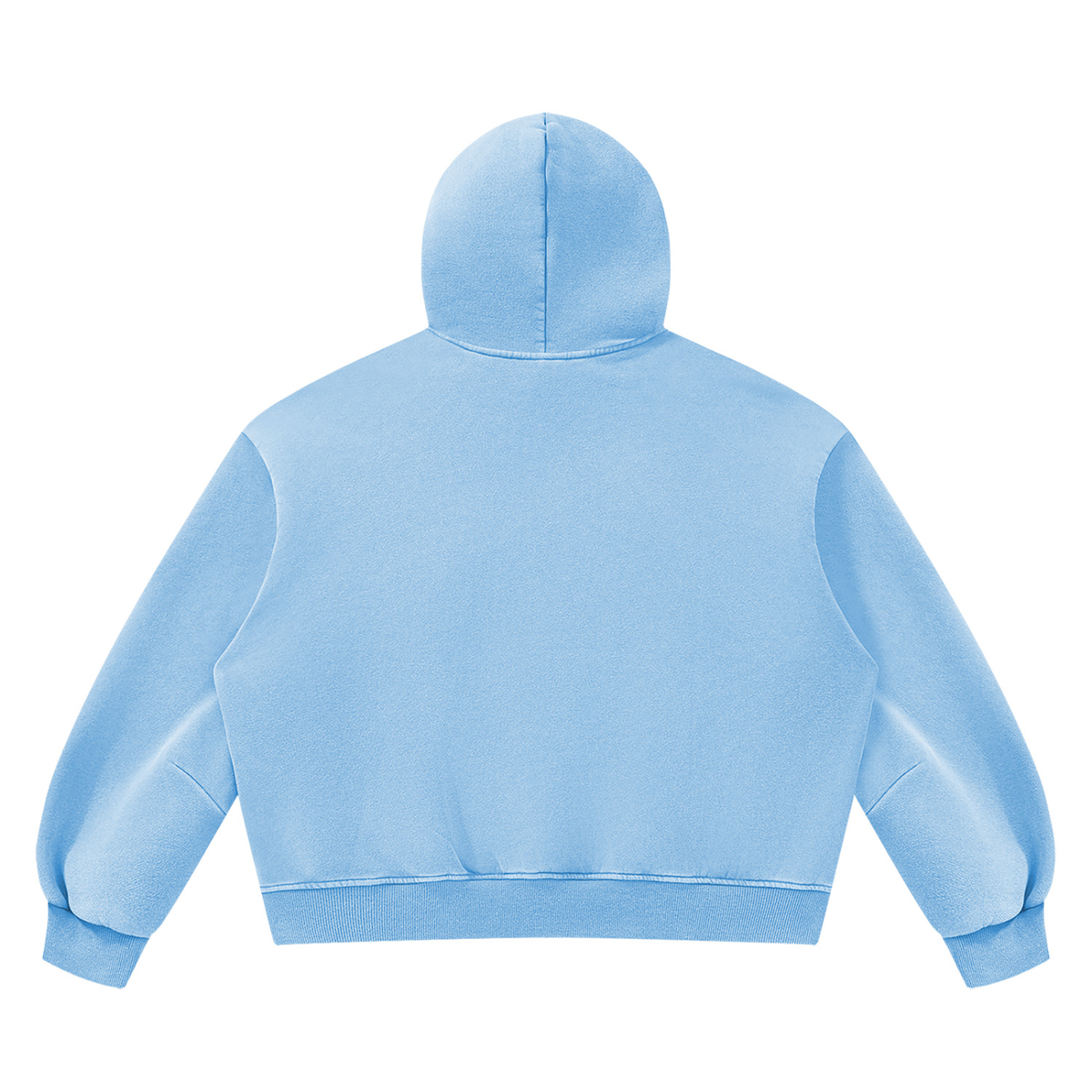 DeLuX  Vintage Wash Boxy Fleece Hoodie