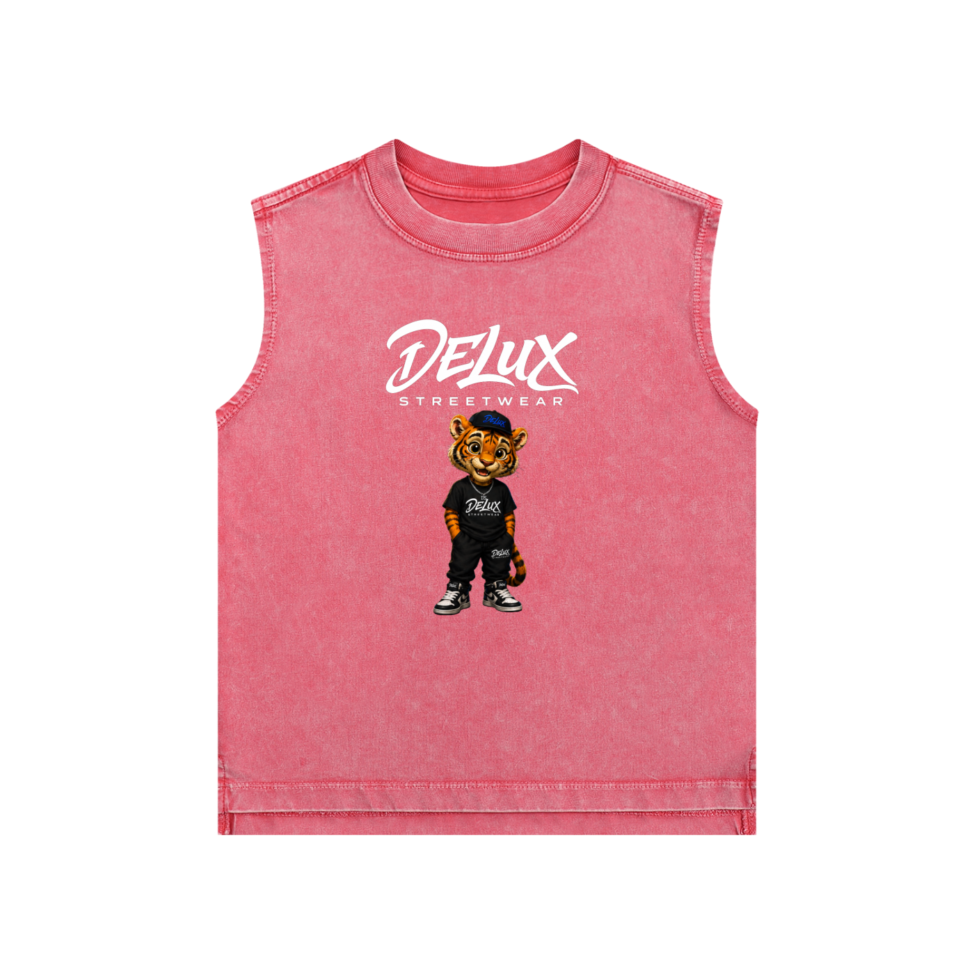DeLuX Cartoon Snow Washed Kids' Tank Top