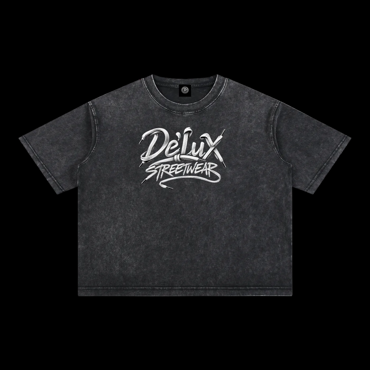 DeLuX Mineral Wash Boxy Cotton T-Shirt