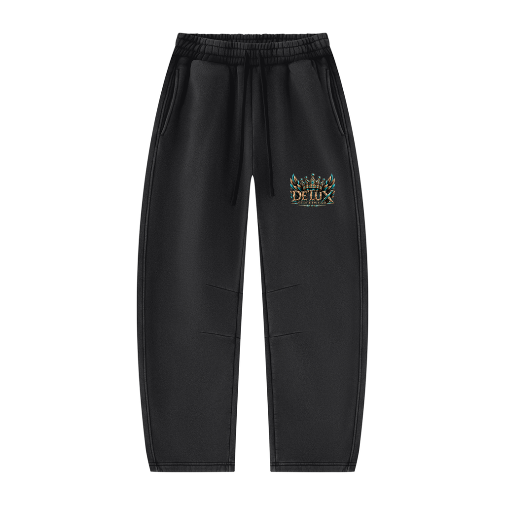 DeLuX Barrel Leg Fleece Sweatpants