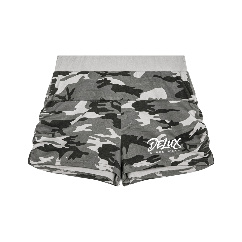 DeLuX Women's Slim Camo Shorts