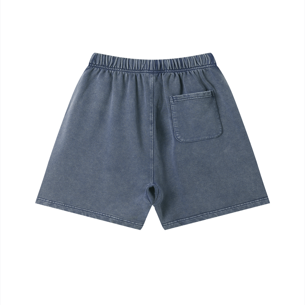 DeLuX Unisex Vintage Wash Cotton Shorts
