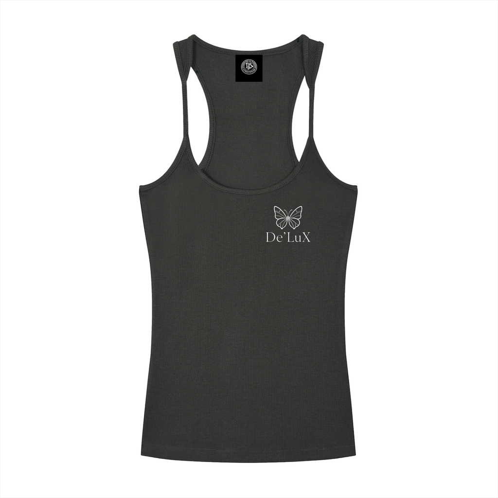 DeLuX Slim Fit Ribbed Racerback Tank Top
