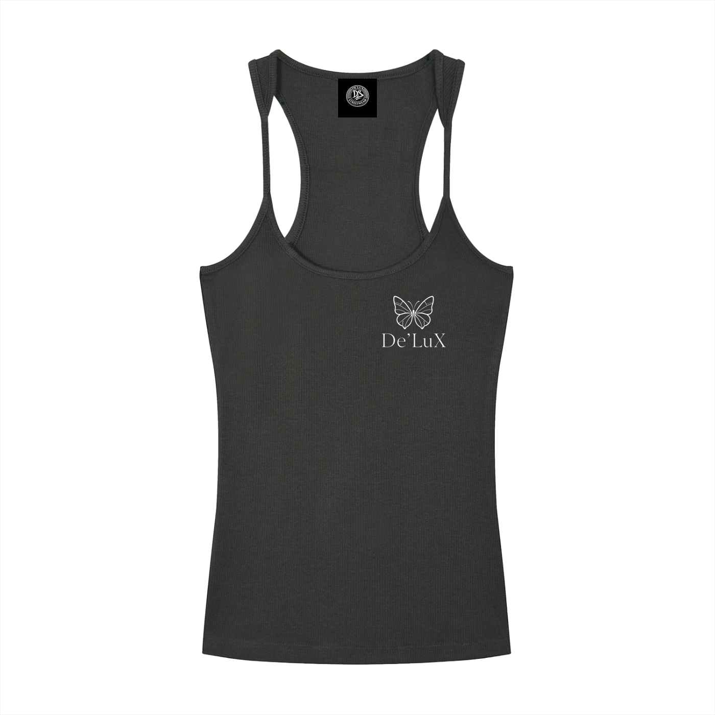 DeLuX Slim Fit Ribbed Racerback Tank Top
