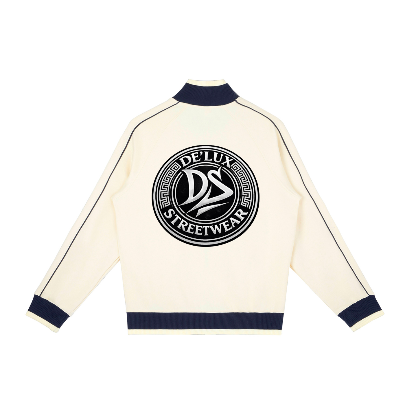 Color Block Raglan Sleeve Zip Track Jacket