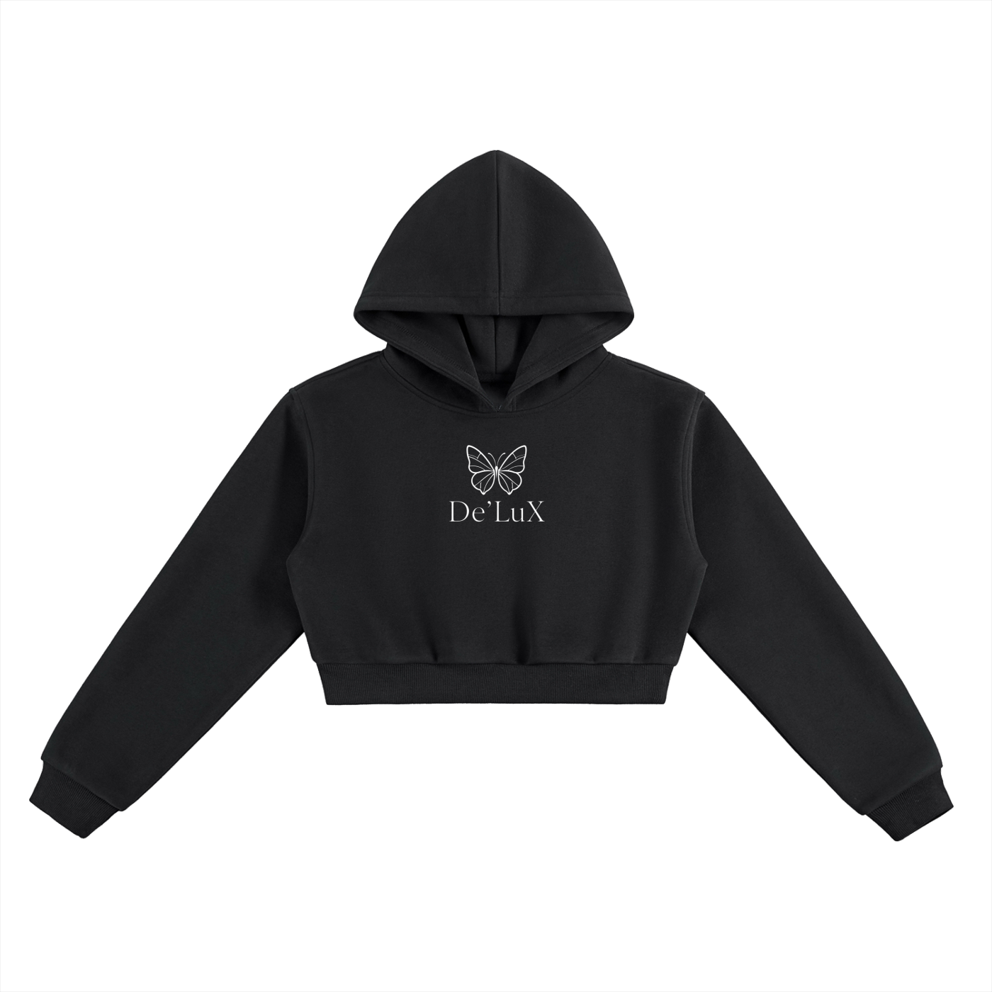 DeLuX Essential Cropped Hoodie