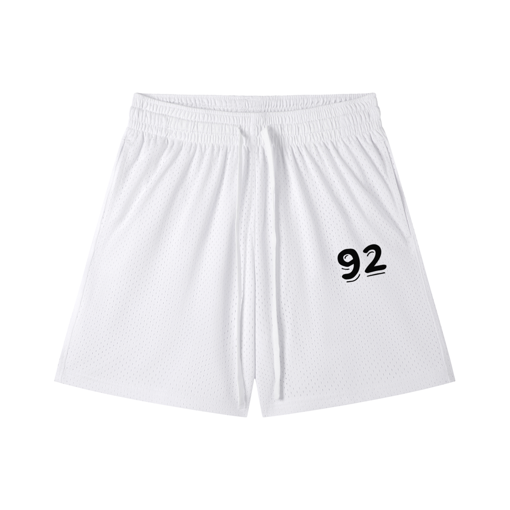 Mesh Drawstring Shorts