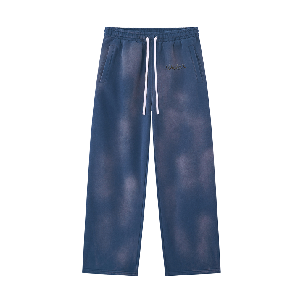DeLuX Sunfade Wide Leg Fleece Sweatpants