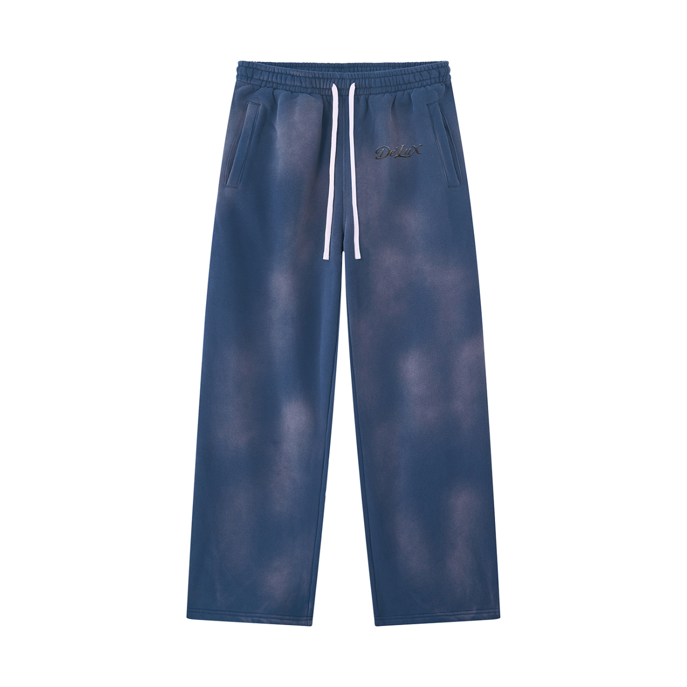 DeLuX Sunfade Wide Leg Fleece Sweatpants