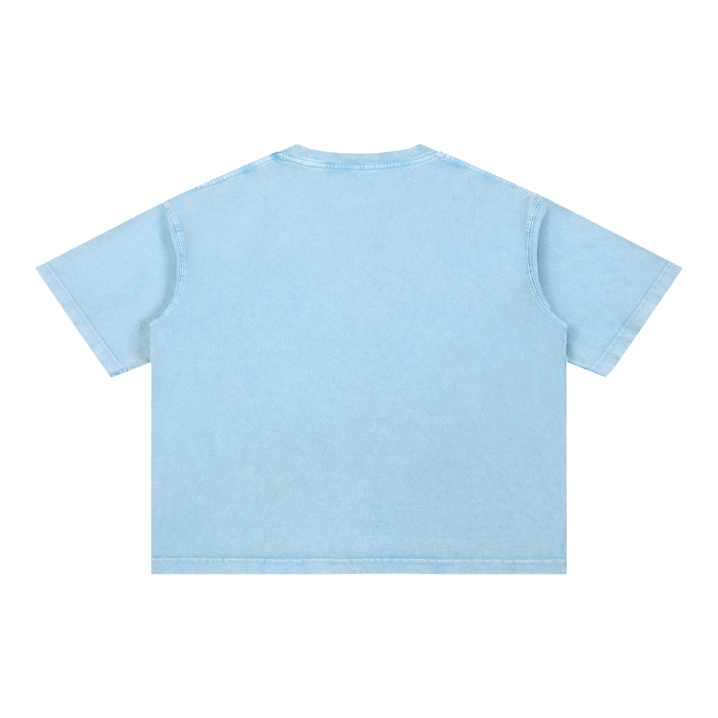 DeLuX Mineral Wash Boxy Cotton T-Shirt