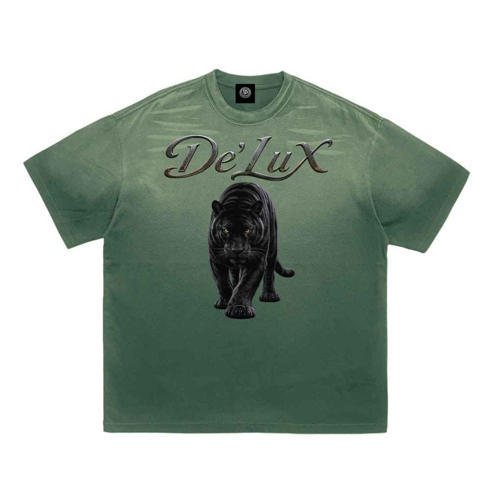 Panther Stripe Gradient Washed T-Shirt