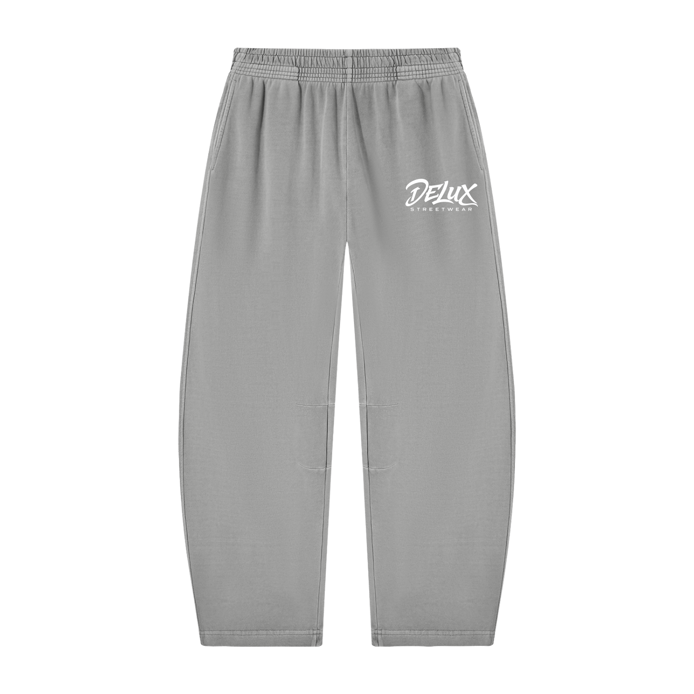 DeLuX Vintage Washed Barrel Leg Sweatpants
