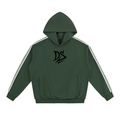 Side Stripe Drop-Shoulder Hoodie