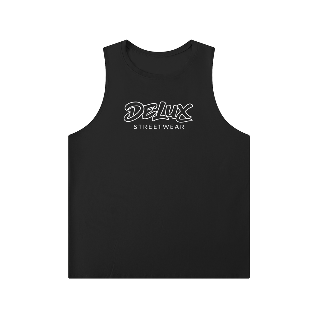 DeLuX Men's Solid Color Crewneck Tank Top
