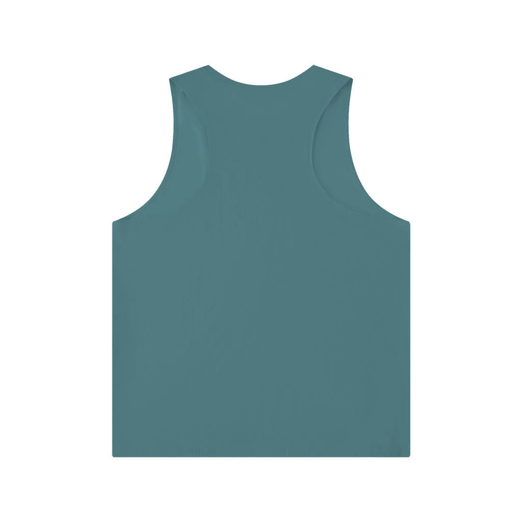 DeLuX DS Men's Solid Color Crewneck Tank Top