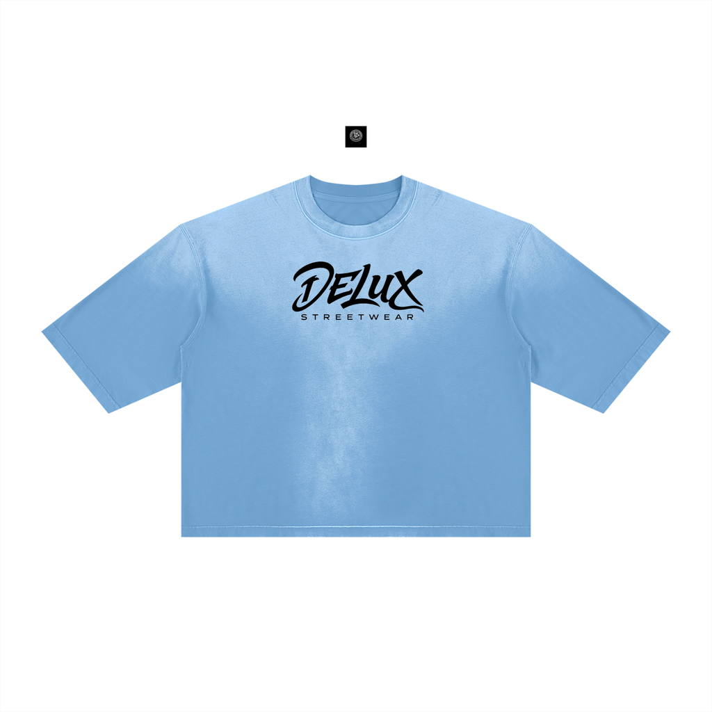DeLuX Vintage Wash Sunfade Boxy T-Shirt