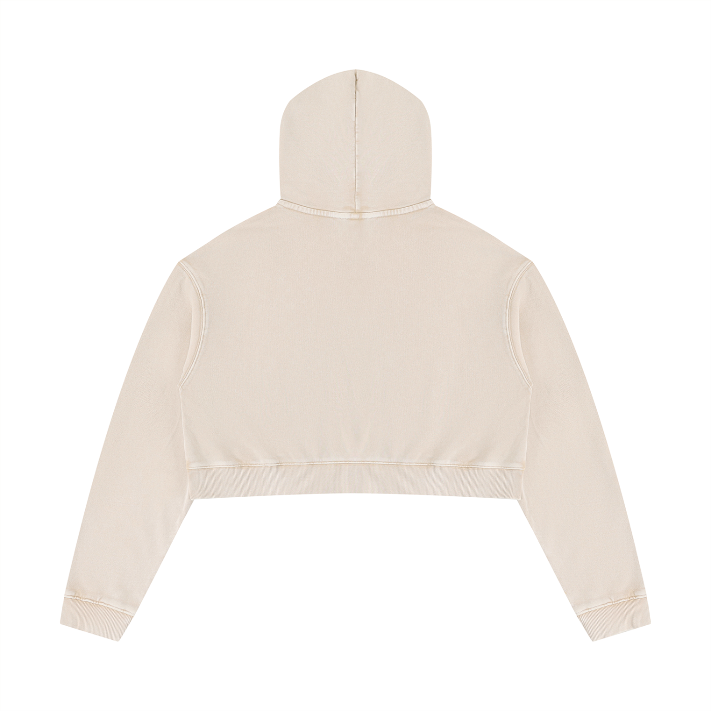 DeLuX Women’s Mineral Washed Crop Hoodie