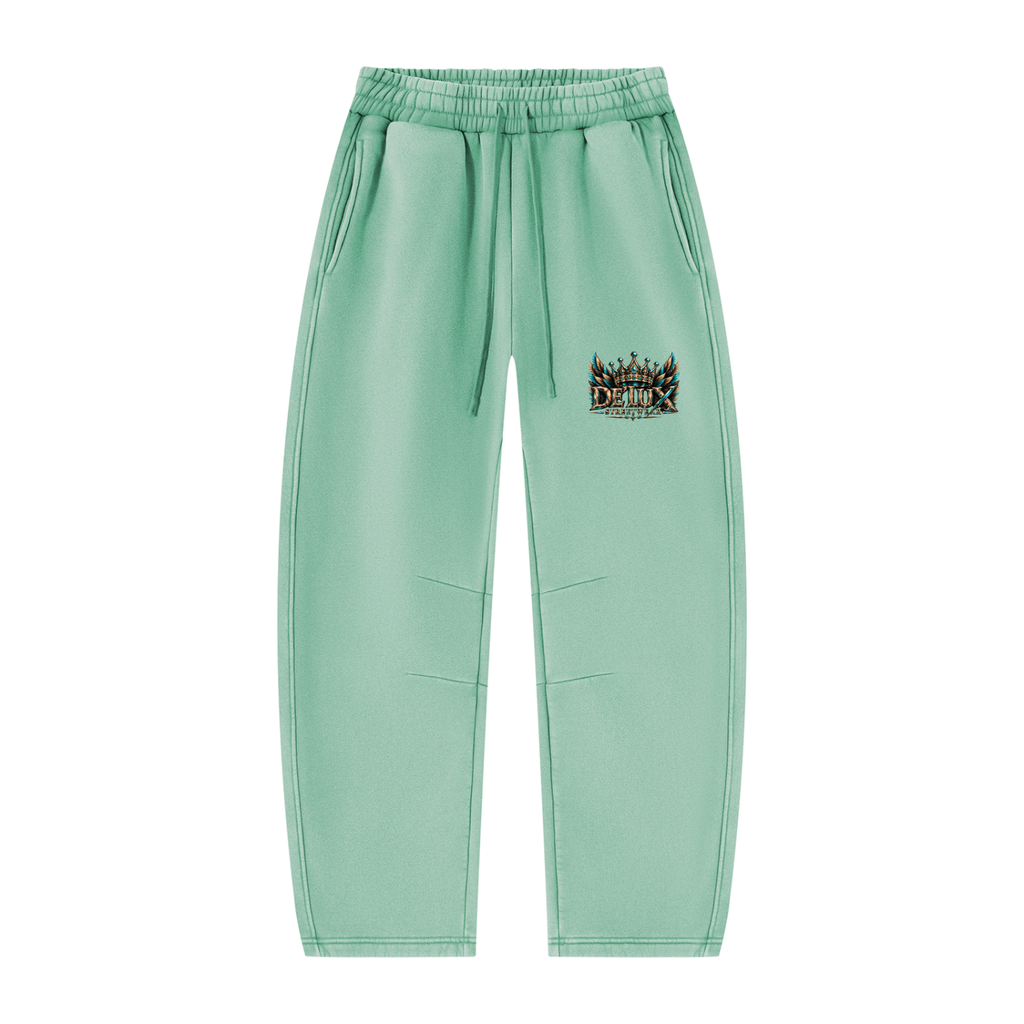 DeLuX Barrel Leg Fleece Sweatpants