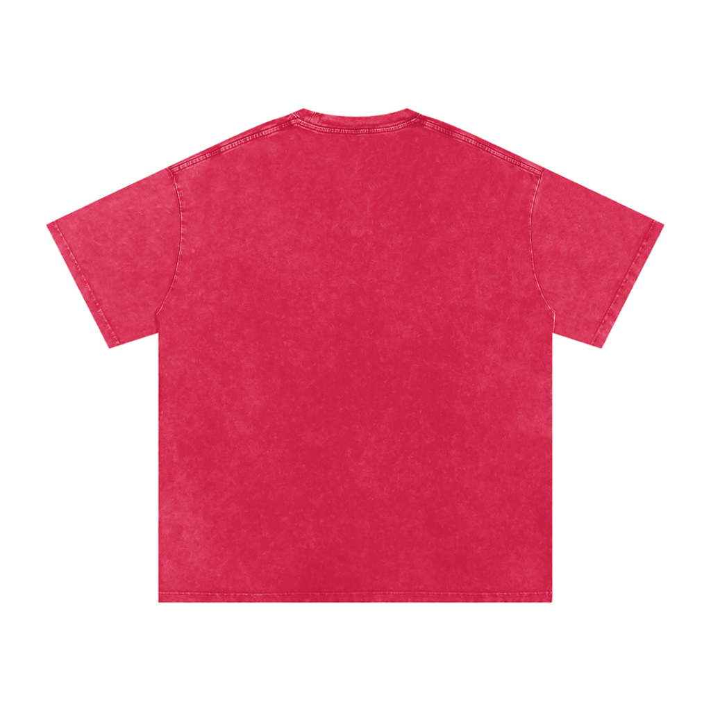 DeLuX Solitary Snow Washed Oversized Cotton T-Shirt