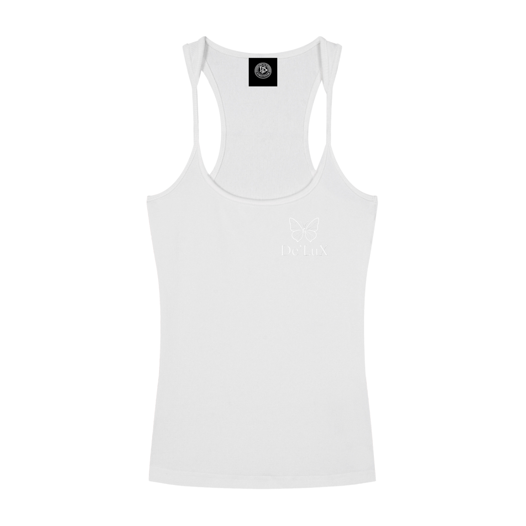 DeLuX Slim Fit Ribbed Racerback Tank Top