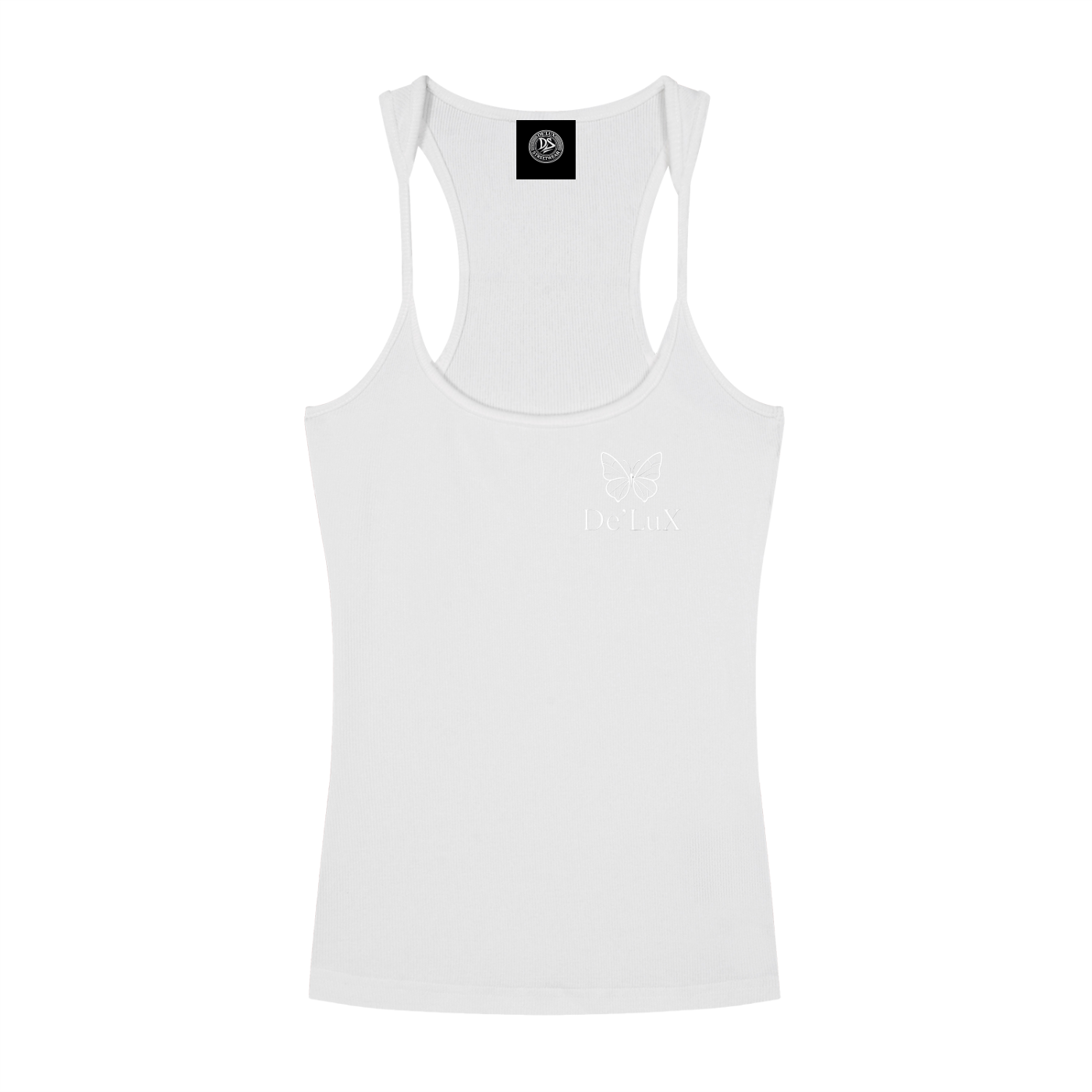 DeLuX Slim Fit Ribbed Racerback Tank Top